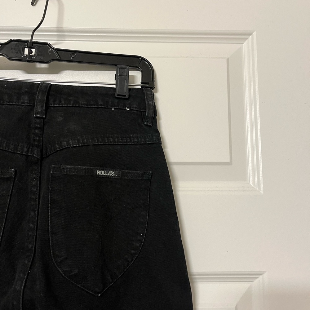 Black Wide-Leg Jeans - Picture 4 of 6